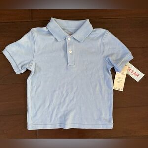 Cat & Jack boys light blue uniform style polo NWT